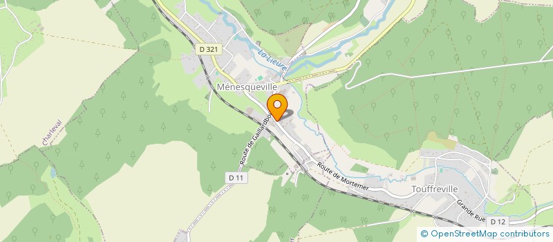 localisation de l'entreprise MARTIN BOIS  MENESQUEVILLE