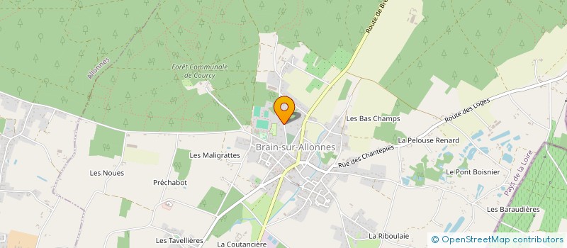 localisation de l'entreprise MARTIN - BOUCHER à BRAIN-SUR-ALLONNES