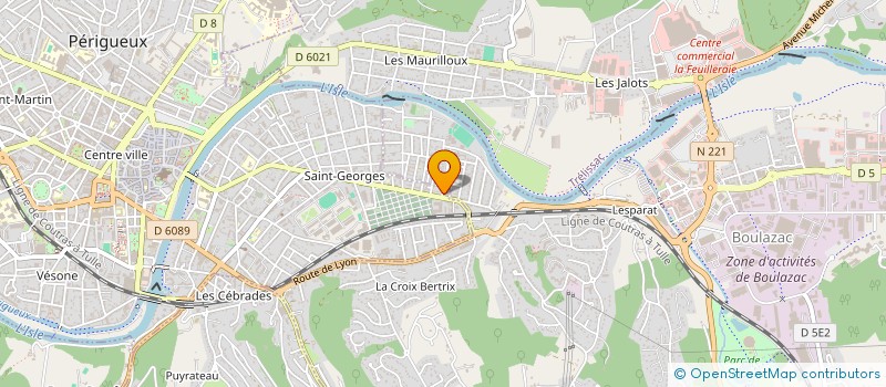 localisation de l'entreprise MARTIN-BUSSET à PERIGUEUX