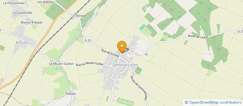 localisation de l'entreprise MARTIN CD  SAMMARCOLLES