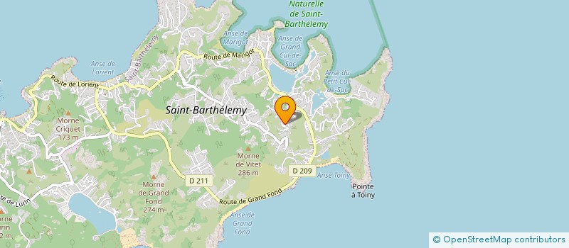 localisation de l'entreprise MARTIN CHANDES à SAINT-BARTHELEMY
