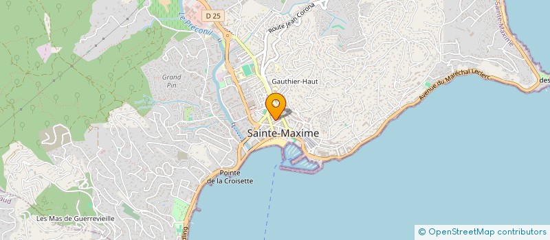 localisation de l'entreprise MARTIN CHIARDOSSO à SAINTE-MAXIME