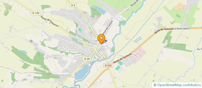 localisation de l'entreprise MARTIN CHRISTOPHE TAILLADE CONSTRUCTION  SAMATAN