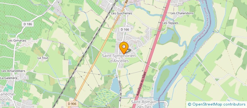 localisation de l'entreprise MARTIN CLIMATISATION  SAINT-SYMPHORIEN-D'ANCELLES