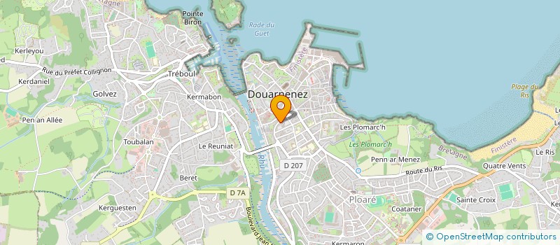 localisation de l'entreprise MARTIN & CO  DOUARNENEZ