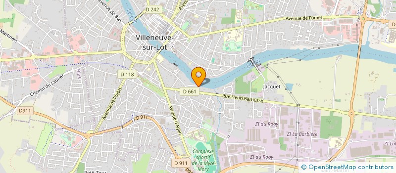 localisation de l'entreprise MARTIN & CO  VILLENEUVE-SUR-LOT