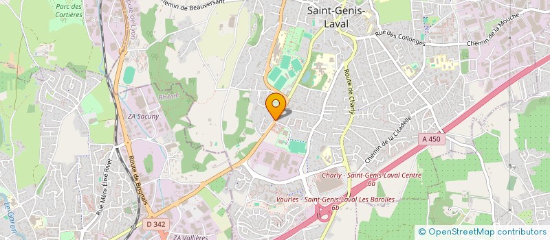 localisation de l'entreprise MARTIN & CO  SAINT-GENIS-LAVAL