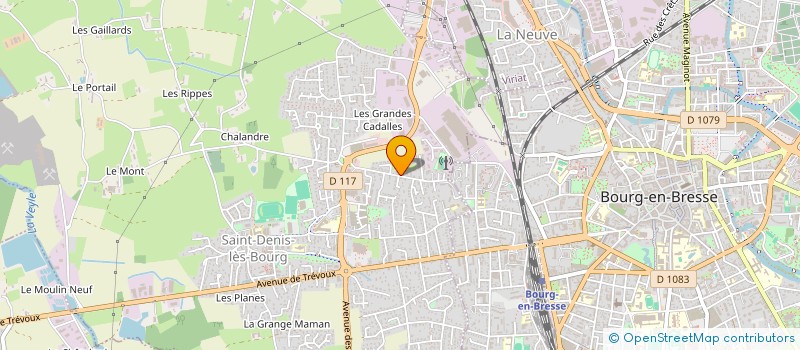 localisation de l'entreprise MARTIN CONCEPTION CARRELAGE à BOURG-EN-BRESSE