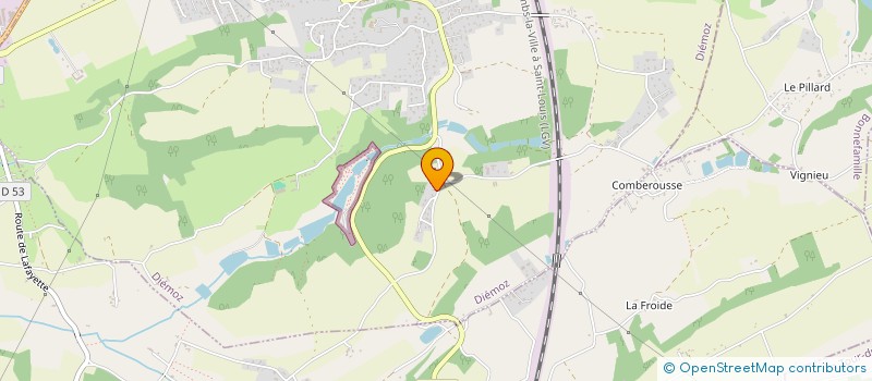 localisation de l'entreprise MARTIN CONTRUCTION  DIEMOZ