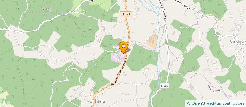 localisation de l'entreprise MARTIN - COUVERTURE ET CHARPENTE  MONTCLERA