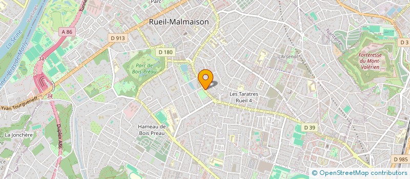 localisation de l'entreprise MARTIN CROSETTI à RUEIL-MALMAISON