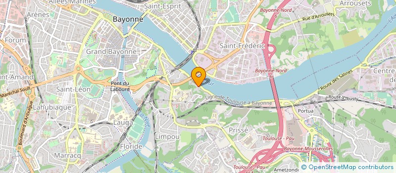 localisation de l'entreprise MARTIN DANIEL ET IHAROUR BERNARD  BAYONNE