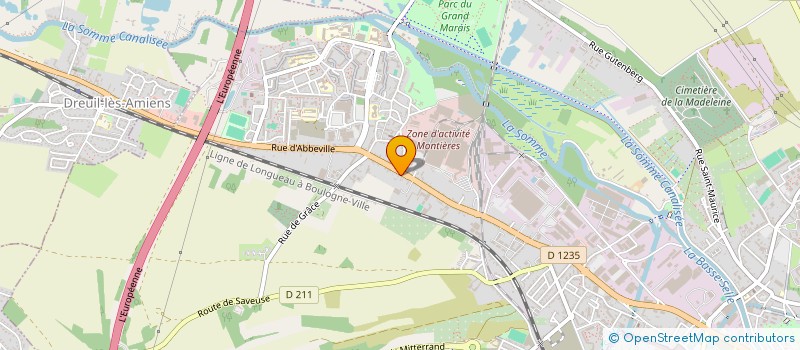 localisation de l'entreprise MARTIN & DAUSSY  CAMON