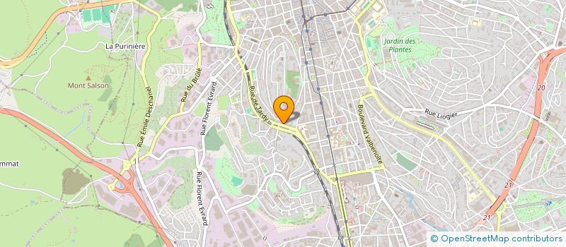 localisation de l'entreprise MARTIN DENIS  SAINT-ETIENNE