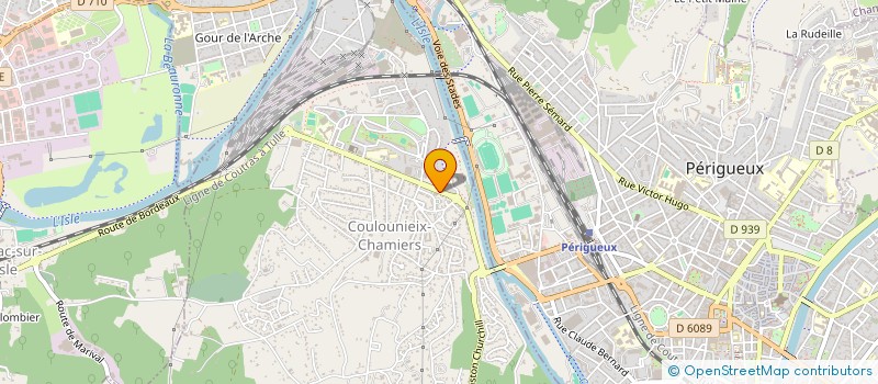 localisation de l'entreprise MARTIN-DEPENNE SARL  COULOUNIEIX CHAMIERS