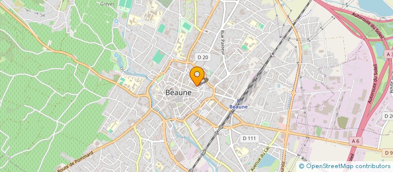 localisation de l'entreprise MARTIN-DUFOUR  CHOREY-LES-BEAUNE