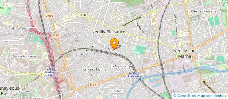 localisation de l'entreprise MARTIN-ENCADREMENTS  NEUILLY-PLAISANCE