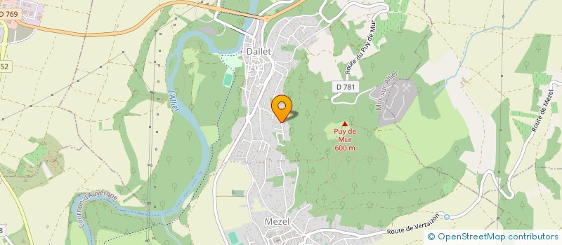 localisation de l'entreprise MARTIN ENERGIE SUN  MUR-SUR-ALLIER