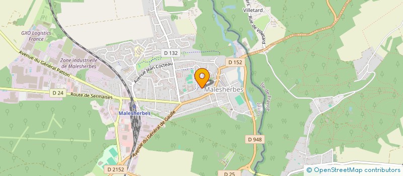 localisation de l'entreprise MARTIN ESPACES VERTS à LE MALESHERBOIS