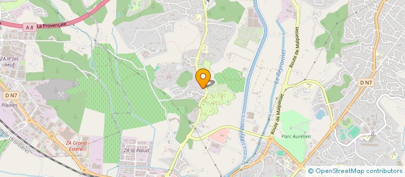 localisation de l'entreprise MARTIN ET CIE  FREJUS