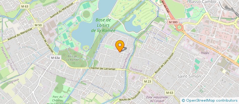 localisation de l'entreprise MARTIN ET FILS à TOURNEFEUILLE