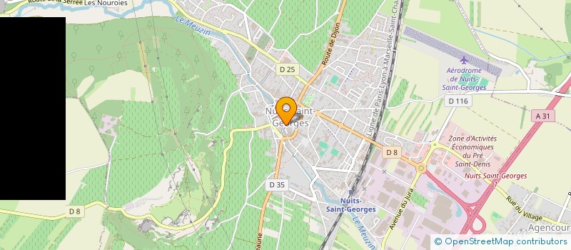 localisation de l'entreprise MARTIN ET FILS à CORGOLOIN