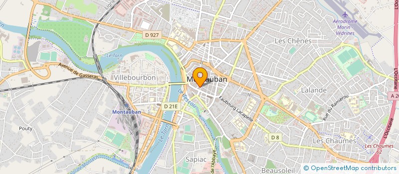 localisation de l'entreprise MARTIN ET IDJELLIDAINE à MONTAUBAN