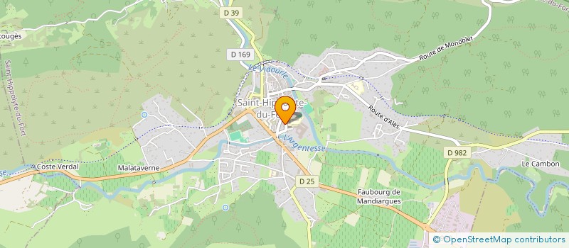 localisation de l'entreprise MARTIN FILLES  SAINT-HIPPOLYTE-DU-FORT