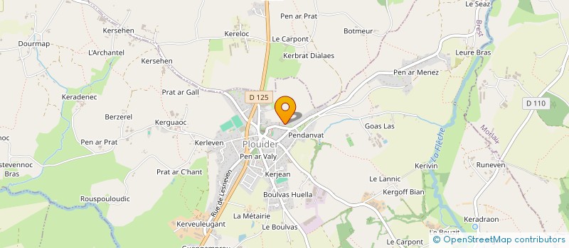 localisation de l'entreprise MARTIN-GALL  LE FOLGOET