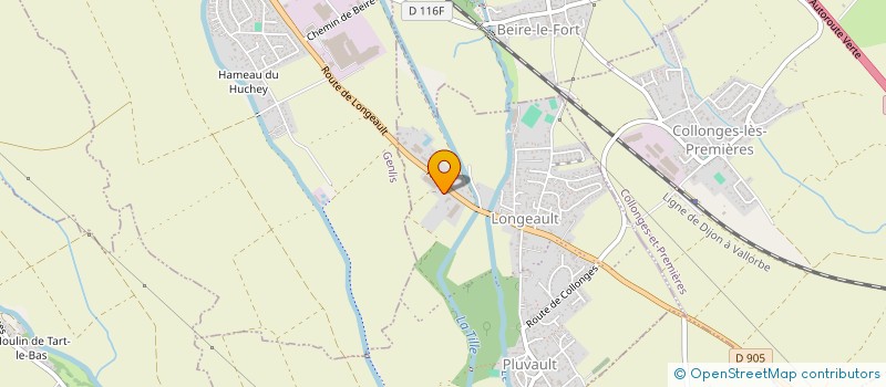 localisation de l'entreprise MARTIN GERALD  LONGEAULT-PLUVAULT