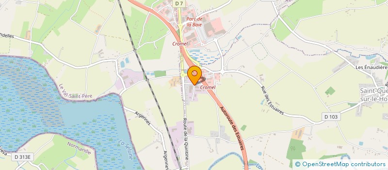 localisation de l'entreprise MARTIN GILLOT  LE VAL-SAINT-PERE