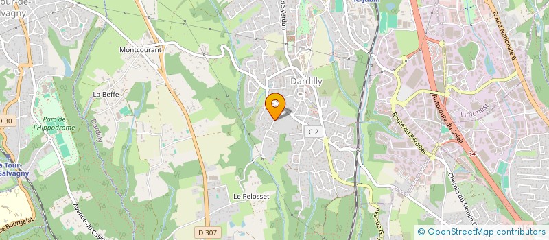 localisation de l'entreprise MARTIN INVEST  DARDILLY