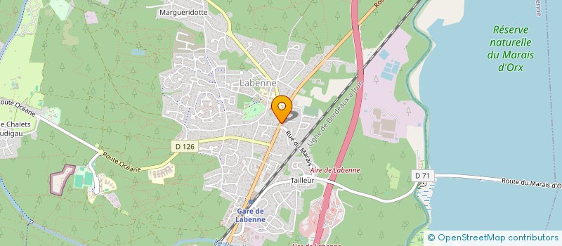 localisation de l'entreprise MARTIN INVEST à LABENNE