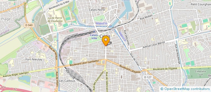 localisation de l'entreprise MARTIN INVEST'IMMO  CALAIS