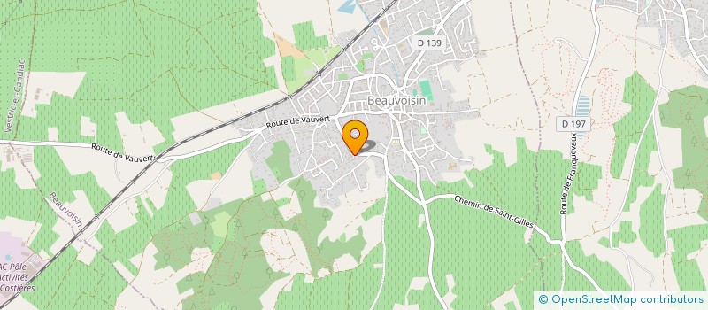 localisation de l'entreprise MARTIN INVESTISSEMENT  BEAUVOISIN