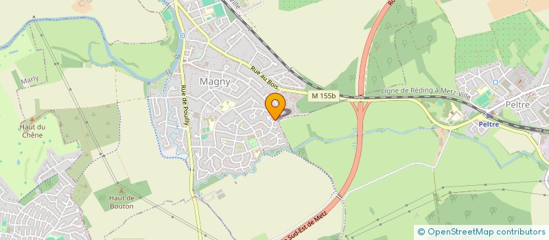 localisation de l'entreprise MARTIN J.F.  METZ