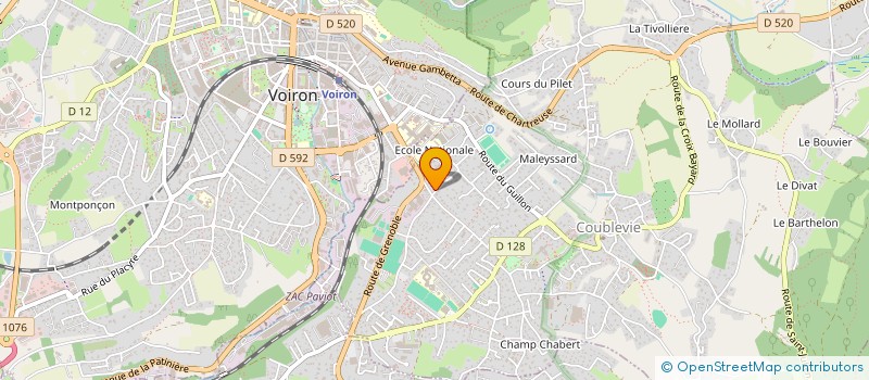 localisation de l'entreprise MARTIN - LA CONDAMINE  COUBLEVIE