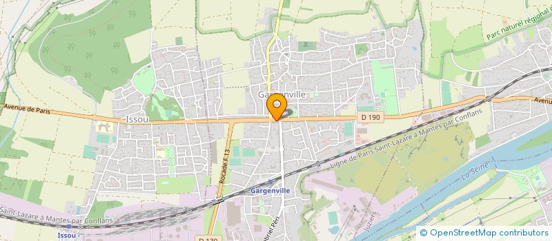 localisation de l'entreprise MARTIN-LASCOMBES  GARGENVILLE