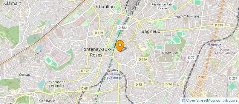 localisation de l'entreprise MARTIN LATRILLE SASU à BOURG-LA-REINE