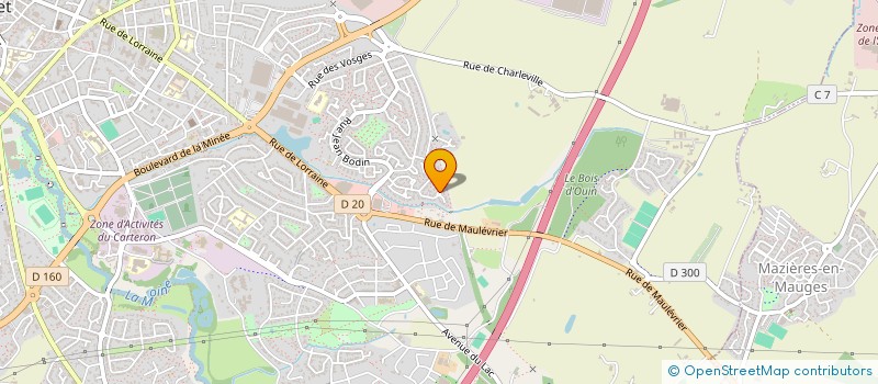 localisation de l'entreprise MARTIN LAVEUR à CHOLET