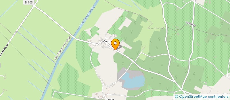 localisation de l'entreprise MARTIN MARCHAIS  BEGADAN