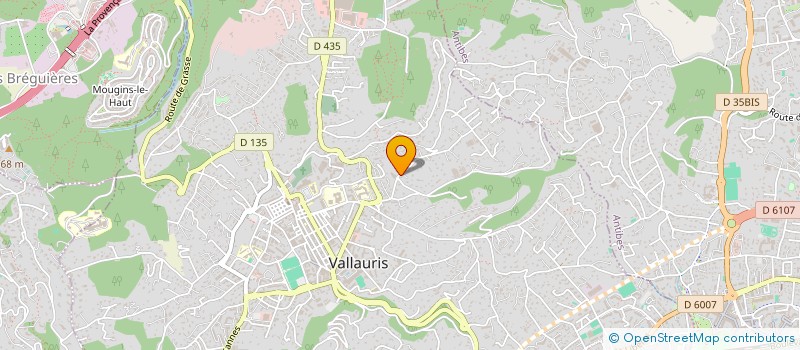 localisation de l'entreprise MARTIN & MARTIN à VALLAURIS