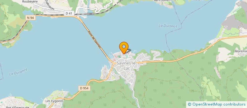 localisation de l'entreprise MARTIN MASSE  SAVINES-LE-LAC