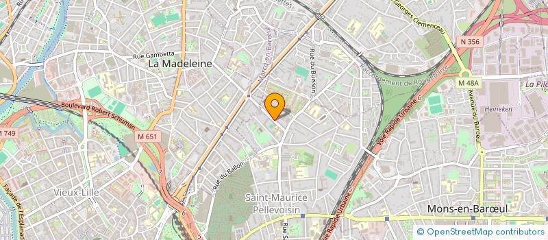 localisation de l'entreprise MARTIN-MASSE, MASSEURS KINESITHERAPEUTES à LILLE