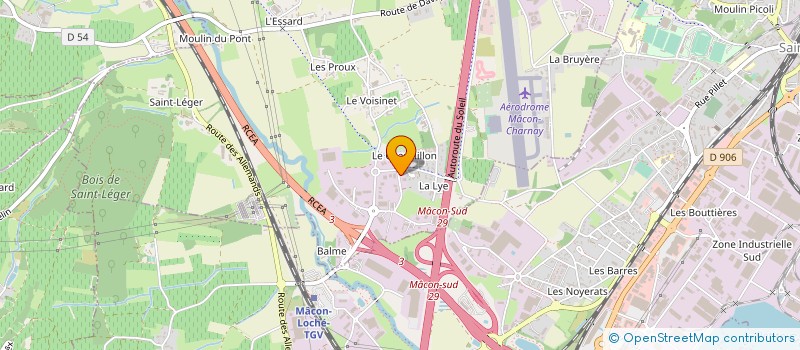 localisation de l'entreprise MARTIN MUSIQUE à CHARNAY-LES-MACON