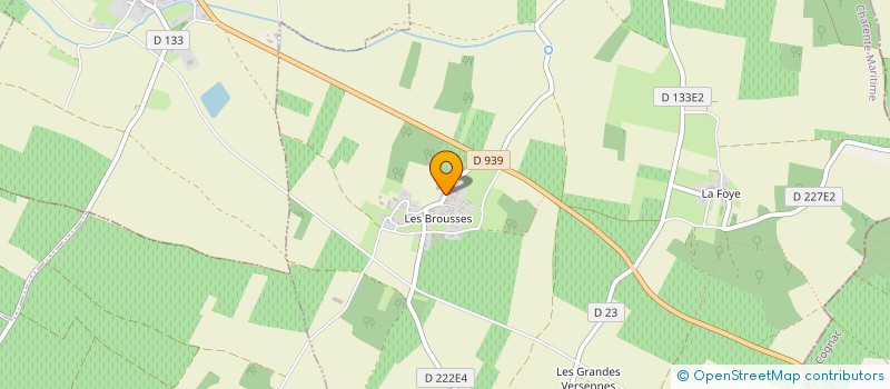 localisation de l'entreprise MARTIN NEGOCE à ST OUEN LA THENE