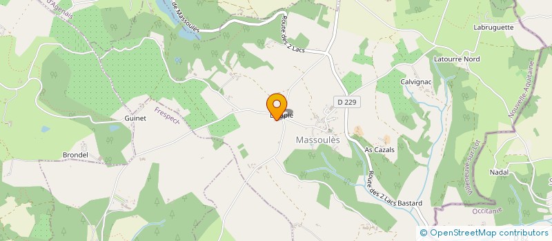 localisation de l'entreprise MARTIN-NET  PENNE D'AGENAIS