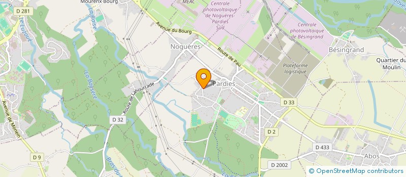 localisation de l'entreprise MARTIN NETTOYAGE  PARDIES