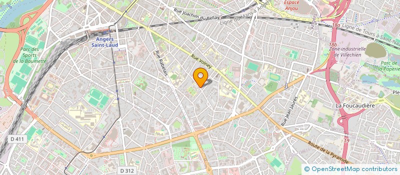 localisation de l'entreprise MARTIN OLLIVIER à ANGERS