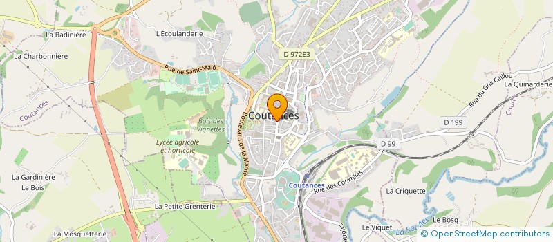 localisation de l'entreprise MARTIN OPTICIENS COUTANCES  COUTANCES